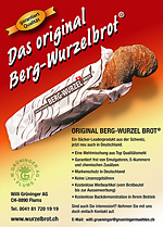 Plakat Bergwurzelmehl